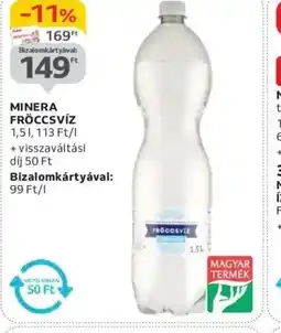 Auchan Minerálvíz Fröccs víz ajánlat