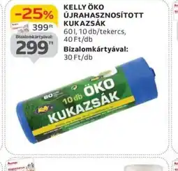 Auchan Kelly Öko Újrahasznosított Kukázsák ajánlat