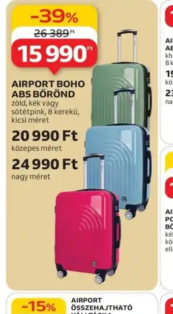 Auchan Airport Boho ABS bőrönd ajánlat