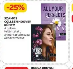 Auchan Számos Colleen Hoover könyv ajánlat