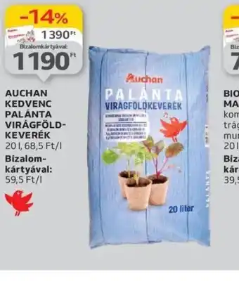 Auchan Auchan Palanta Virágföldkeverék ajánlat