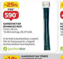 Auchan Gardenstar Bambusz Rúd ajánlat