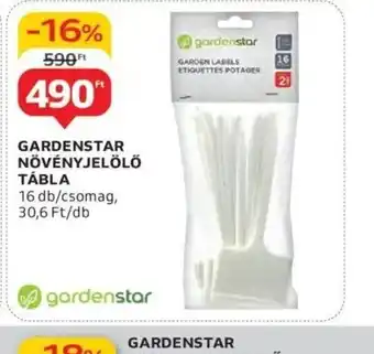 Auchan Gardenstar Növényjelölő Tábla ajánlat