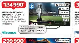 Auchan Hisense 43E7NQ 4K UHD Smart QLED TV ajánlat