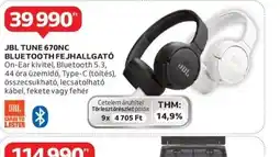 Auchan JBL Tune 670NC Bluetooth Fejhallgat ajánlat