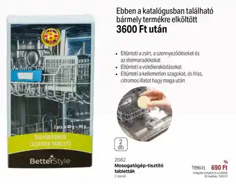 BetterStyle Mosogatógép-tisztító tabletták ajánlat