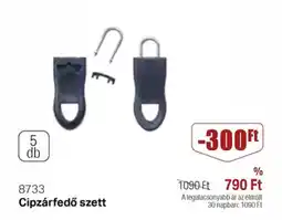 BetterStyle Cipzárfedő szett ajánlat