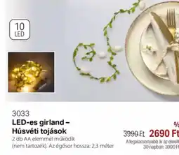 BetterStyle LED-es girland - Húsvéti tojások ajánlat