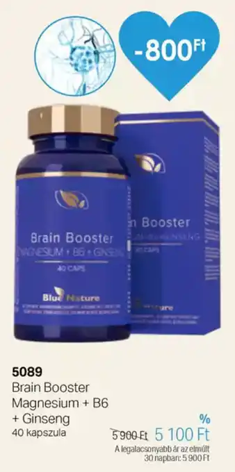 BetterStyle Brain Booster Magnesium + B6 + Ginseng ajánlat