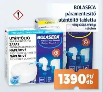 Goods Market BOLASECA páramentesítő utántöltő tabletta ajánlat