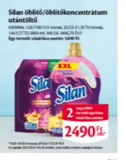 EcoFamily Silan öblítő/öblítőkocentrátum utántöltő ajánlat