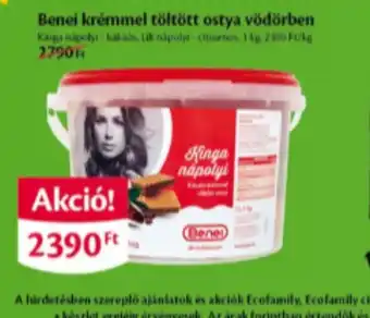 EcoFamily Benci krémmel töltött ostya vödörben ajánlat