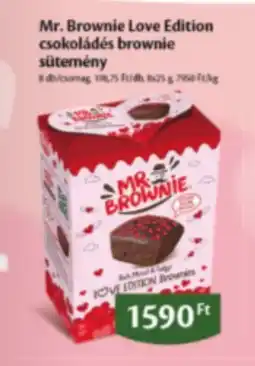 EcoFamily Mr. Brownie Love Edition csokoládés brownie sütemény ajánlat