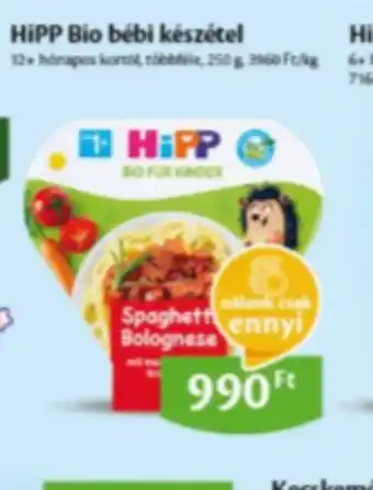 EcoFamily Hipp Bio bébi készétel ajánlat