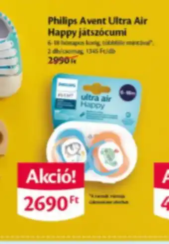 EcoFamily Philips Avent Ultra Air Happy Játszcumik ajánlat