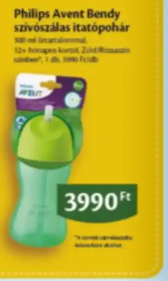 EcoFamily Philips Avent Bendy szívszálas itatpohár ajánlat