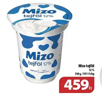 Coop Mizo tejföl 12% ajánlat