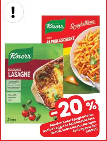 Interspar Minden Knorr Spaghetteria, Active Veggie és ajánlat