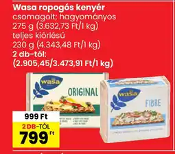 Interspar Wasa ropogós kenyér ajánlat