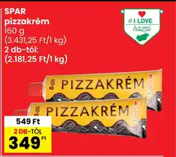 Interspar SPAR pizzakrém ajánlat