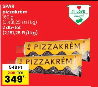 Interspar SPAR pizzakrém ajánlat