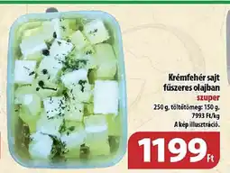 Coop Krémfehér sajt fűszeres olajban ajánlat