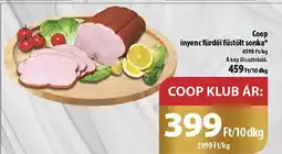 Coop Coop ínyenc fürdői füstölt sonka ajánlat