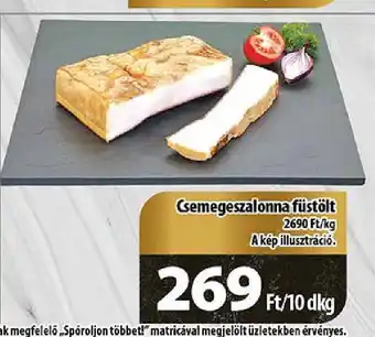 Coop Csemegeszalonna füstölt ajánlat