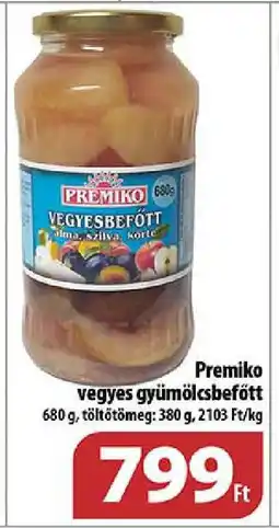 Coop Premiko vegyes gyümölcsbefőtt ajánlat