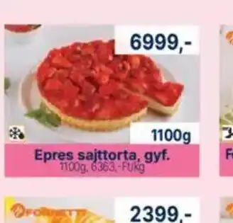 Family Frost Epres sajttorta ajánlat