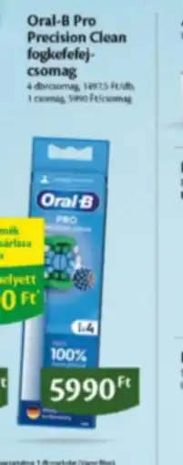 EcoFamily Oral-B Pro Precision Clean fogkefefej-csomag ajánlat