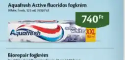 EcoFamily Aquafresh Active fluoridos fogkrém ajánlat