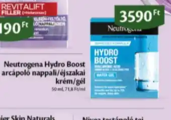 EcoFamily Neutrogena Hydro Boost arcápol nappali/éjszakai krém/gél ajánlat