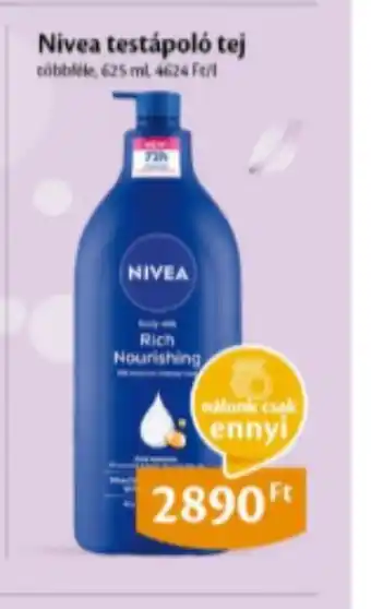 EcoFamily Nivea testápol tej ajánlat