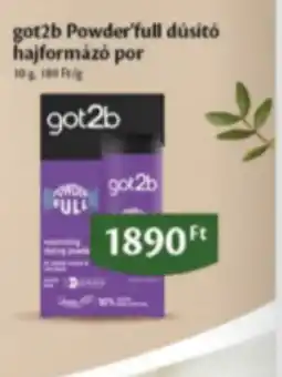 EcoFamily got2b Powderfull dúsít hajformáz por ajánlat