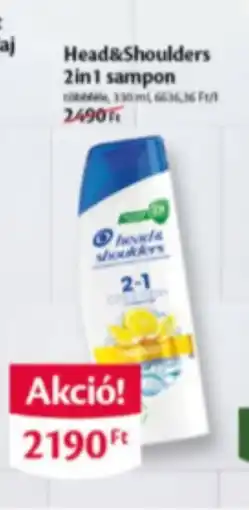 EcoFamily Head & Shoulders 2in1 sampon ajánlat