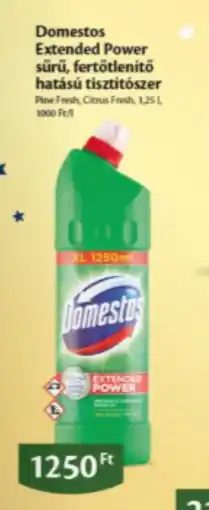 EcoFamily Domestos Extended Power sűrű, fertőtlenítő hatású tisztítszer ajánlat