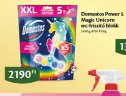 EcoFamily Domestos Power 5 Magic Unicorn wc-frissítő blokk ajánlat