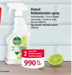 EcoFamily Dettol felülettisztít spray ajánlat