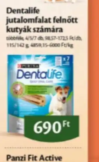 EcoFamily Dentalife jutalomfalat felnőtt kutyák számára ajánlat