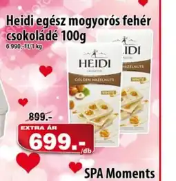 Vianni Drogéria Heidi egész mogyors fehér csokoládé ajánlat