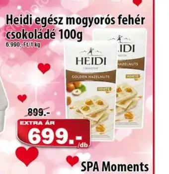 Vianni Drogéria Heidi egész mogyors fehér csokoládé ajánlat