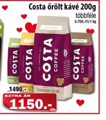 Vianni Drogéria Costa őrölt kávé ajánlat