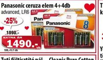 Vianni Drogéria Panasonic ceruza elem 4+4db ajánlat