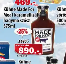 Vianni Drogéria Kühne Made For Meat karamellizált hagyma szsz ajánlat