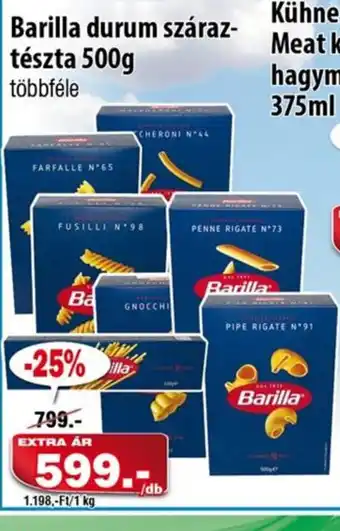 Vianni Drogéria Barilla durum száraz tészta ajánlat