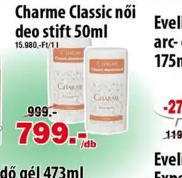 Vianni Drogéria Charme Classic női deo stift ajánlat