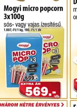 Vianni Drogéria Mogyi micro popcorn 3x100g ajánlat