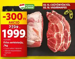 Lidl HÚSFARM Friss sertéstarja ajánlat