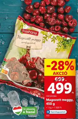 Lidl FRESHONA Magozott meggy ajánlat